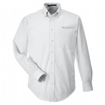 Devon & Jones Men's Crown Woven Collection Gingham Check