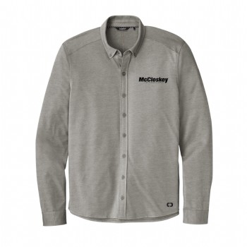 OGIO Code Stretch Long Sleeve Button-Up