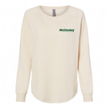 Women's California Wave Wash Crewneck Sweatshirt