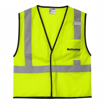 CornerStone ANSI 107 Class 2 Economy Mesh One-Pocket Vest